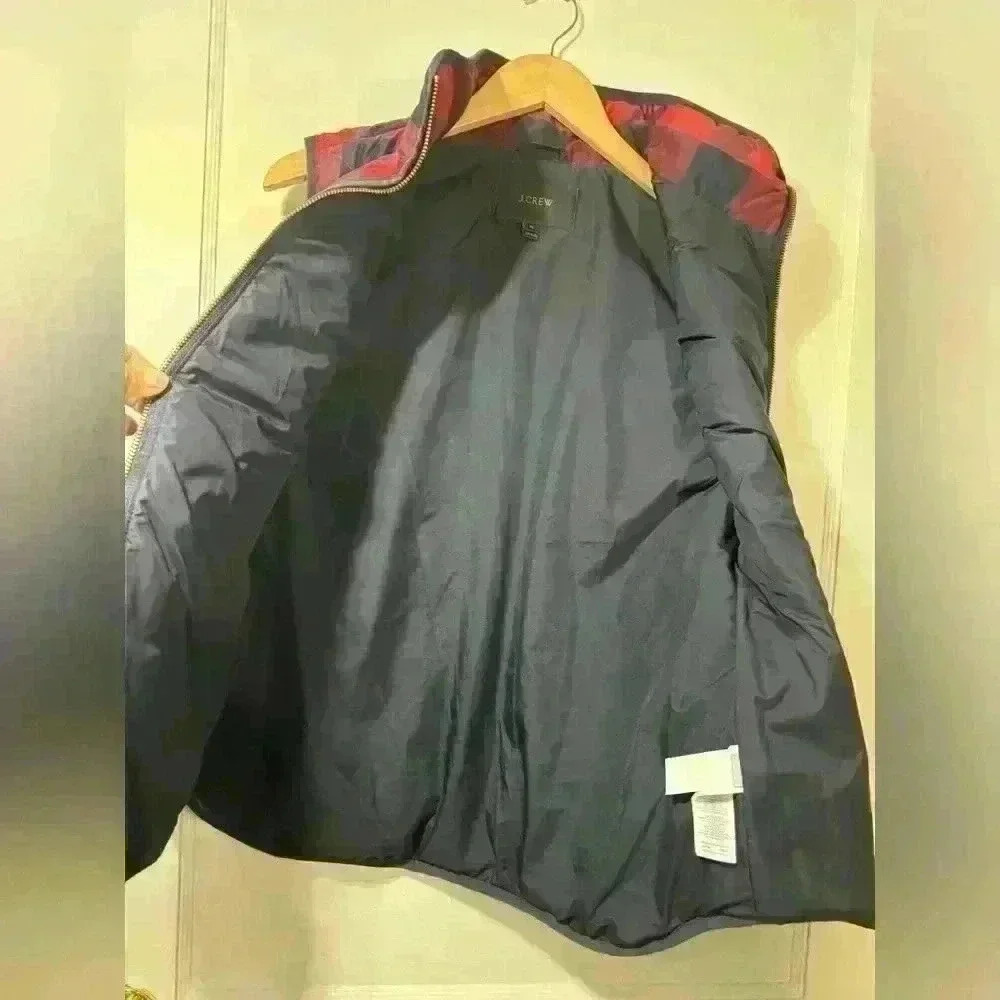 J. Crew Excursion Quilted Vest In Buffalo Check - Picture 4 of 6
